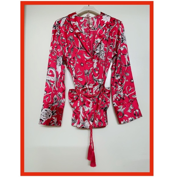 Victoria’s Secret Satin wrap top